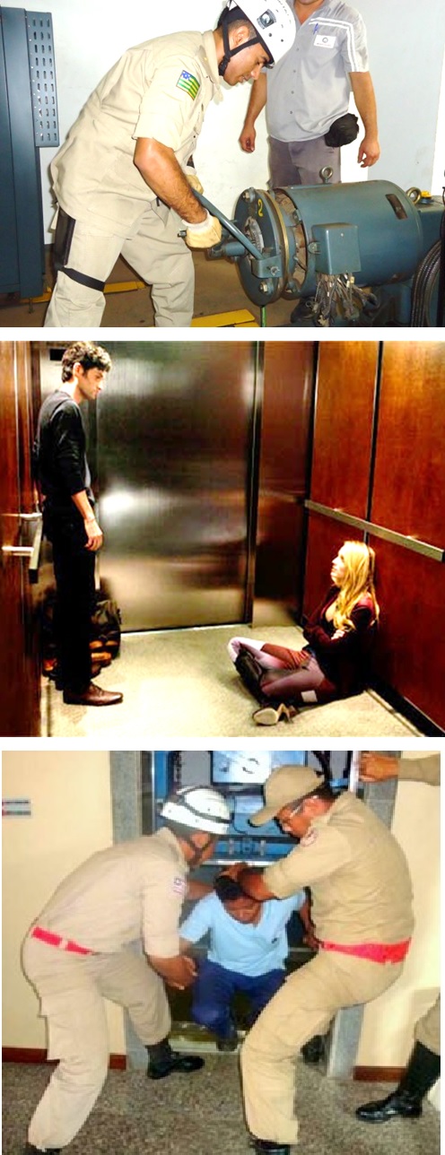 O QUE O PASSAGEIRO DO ELEVADOR DEVE FAZER